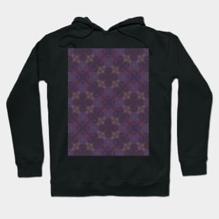 Dark Purple Clover Leaf Looking Pattern - WelshDesignsTP003 Hoodie